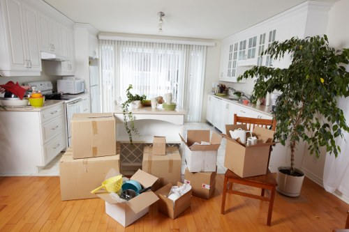 Local removal van prepared for a small move in Crystal Palace