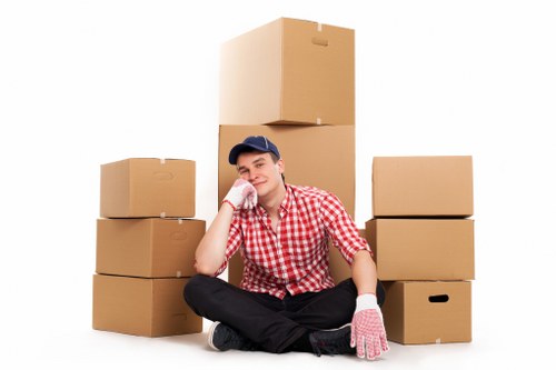 Local packing team handling fragile items in Crystal Palace